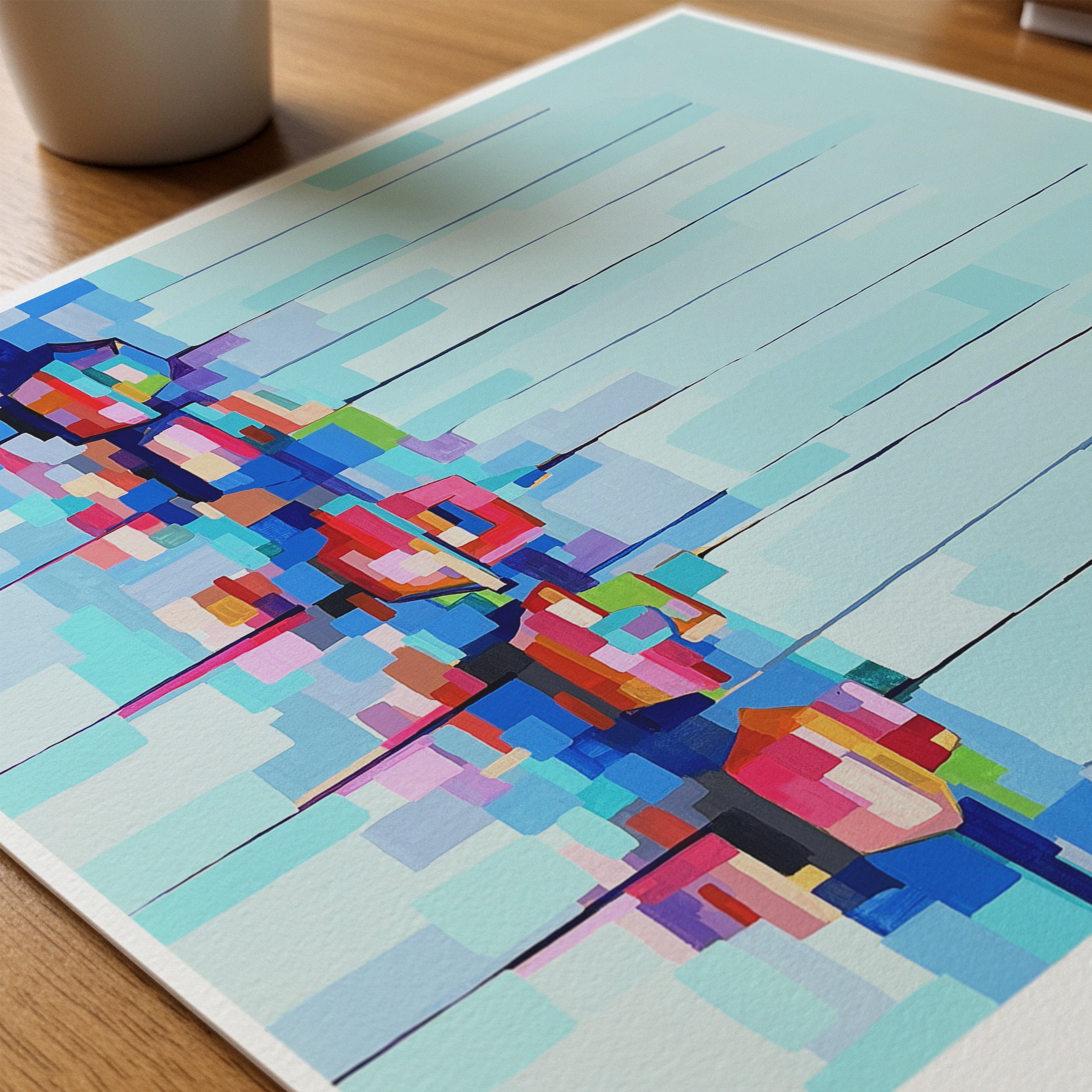 Marina In Color III Art Print